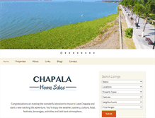 Tablet Screenshot of chapalahomesales.com